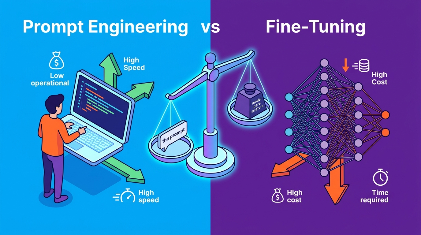 Fine-Tuning vs. Prompt Engineering: A Decision Framework for Backend Engineers